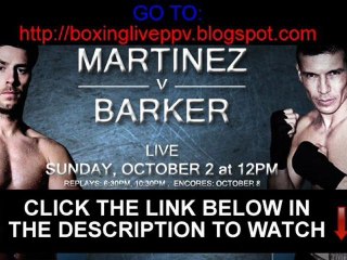 Watch Sergio Martinez vs Darren Barker Online For Free