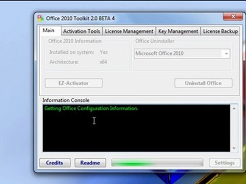 Microsoft Office 2010 activation key / serial key