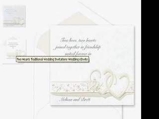 Wedding Invitation: Two Hearts