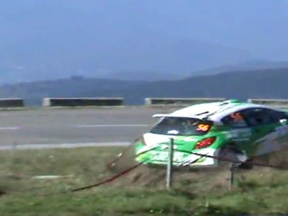 Crash rallye de France-Alsace WRC 2011