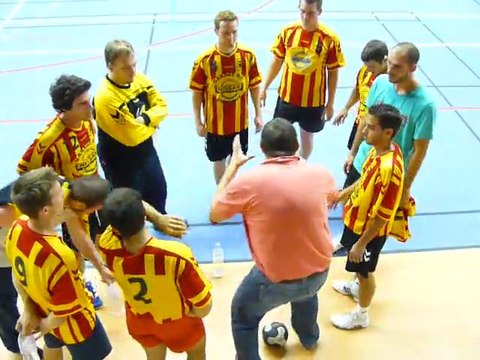 P16M Coaching avant match Cluses vs Pays Rochois 1 du 01-10-2011