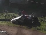 Latvalas crash on WRC Rallye de France Alsace