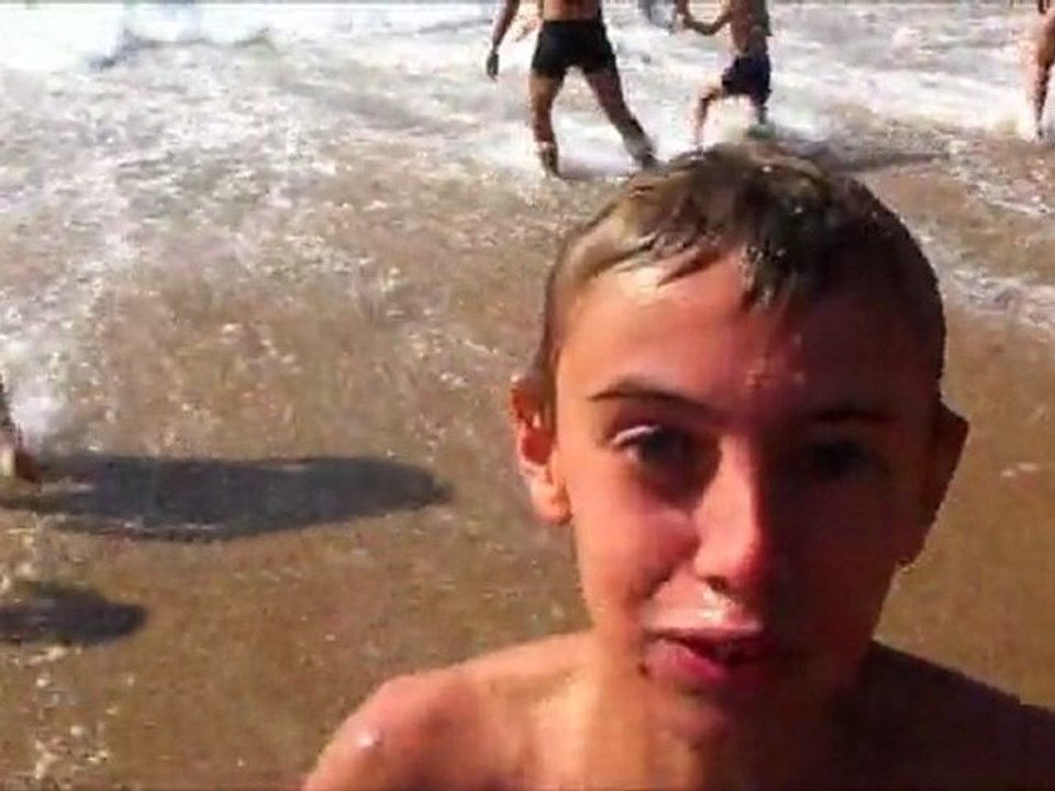 Heureusement que j'sais nager lol !