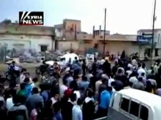 Marching for defectors in Syria