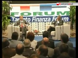 TG 01.10.11 Al Taranto Finanza Forum Gianfranco Fini a tutto campo