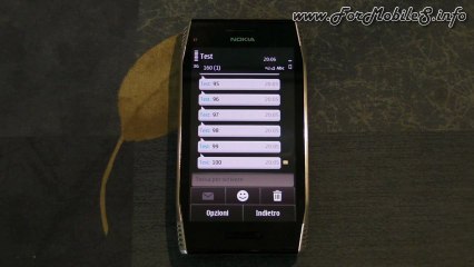 Nokia X7-00 - Demo SMS Bombing