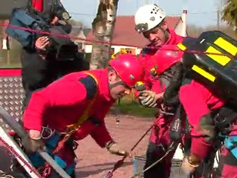 Sous terre, avec les sapeurs-pompiers de l'Oise