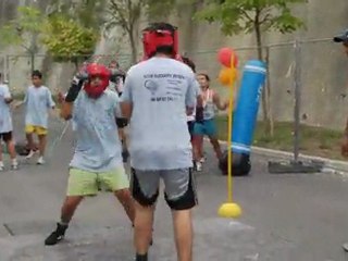 Démonstration de boxe a Decathlon (F60)