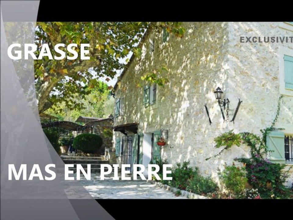 Dailymotion. Vente. GRASSE : AUTHENTIQUE MAS PROVENCAL EN PIERRE DU 19 IEME