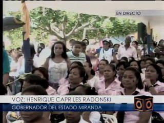 Capriles habla sobre la educación