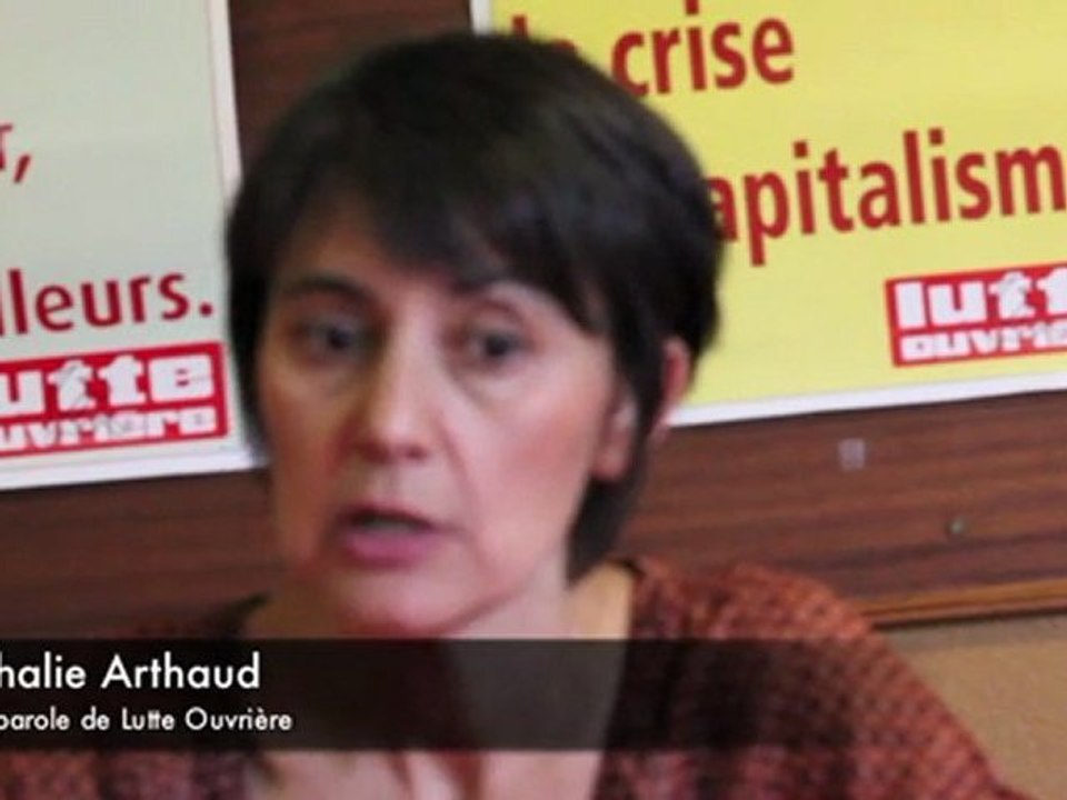Nathalie arthaud Analyse de la crise