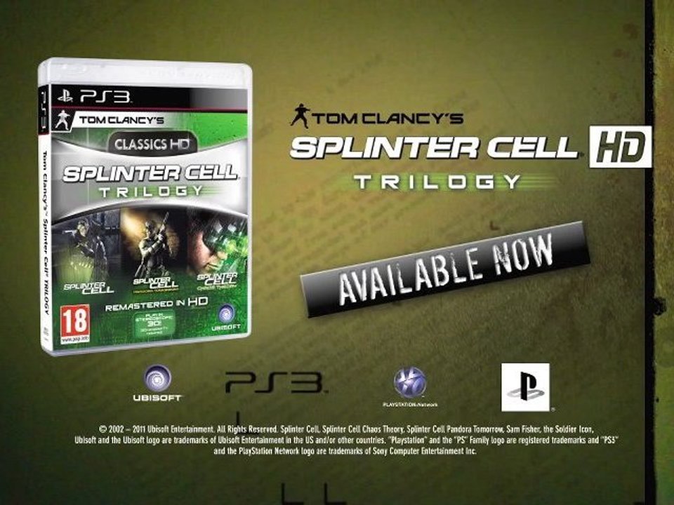 Splinter Cell Trilogy HD - Launch Trailer [HD]