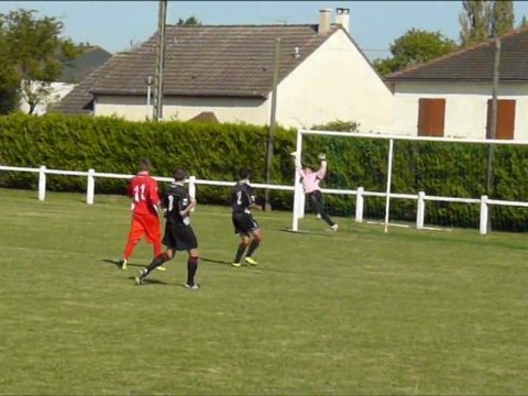 Les deux buts de l'ASVA contre Gron