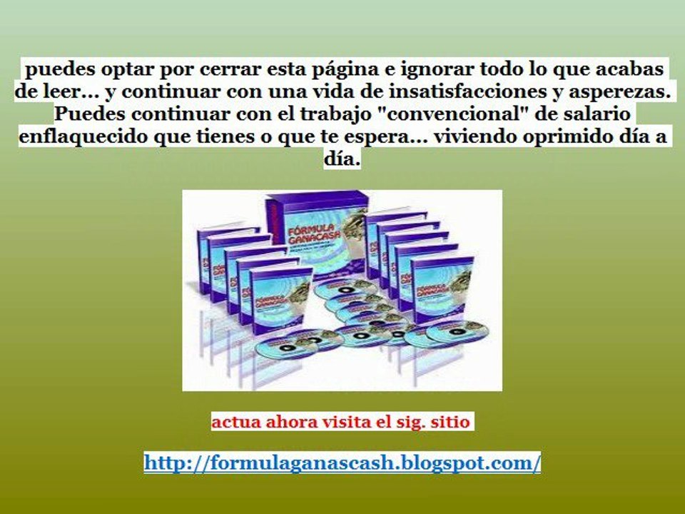 formula ganacash
