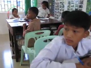 Les premiers cours avec Sambath.