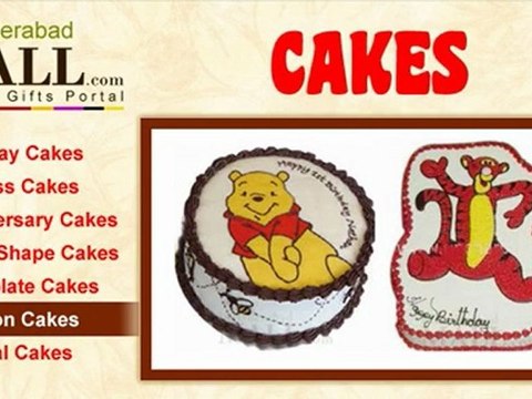 Cakes to Hyderabad, Birthday Cakes, Wedding Cakes, Anniversary Cakes