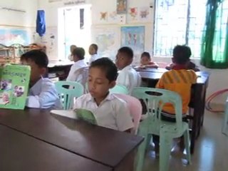 cours de lecture avec Davy.