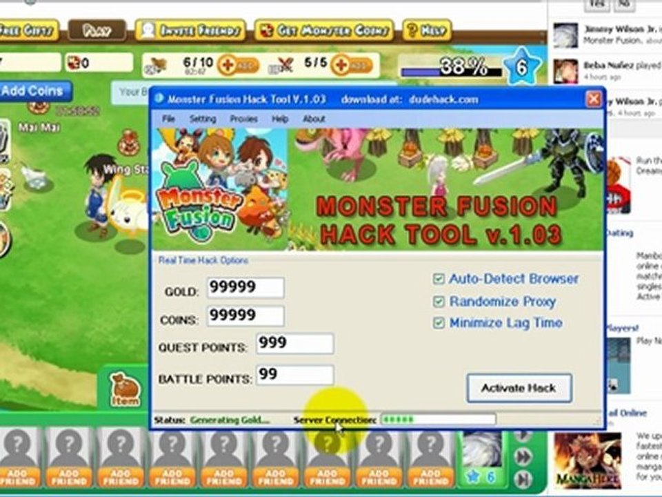 Monster Fusion Hack 2011- Latest Monster Fusion Hack -October 2011