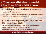 Indianapolis DUI Attorney Reveals the 9 Common Mistakes to Avoid
