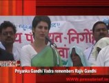 Priyanka Gandhi Vadra remembers Rajiv Gandhi