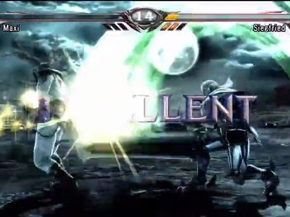 Soul Calibur 5 Demo - Top French Players - Maxi VS Siegfried