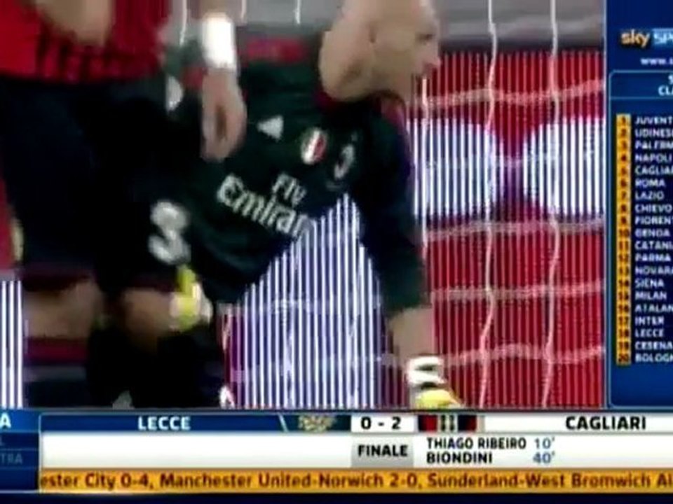 JUVENTUS - MILAN 2 - 0 ( SERIE A TIM - 6° DI CAMPIONATO - ANDATA - POSTICIPO 02/10/2011 )