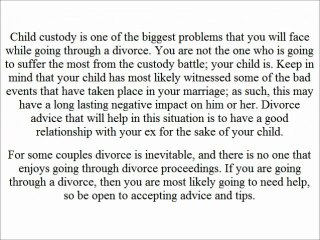 where to get help if your going thru a divorce