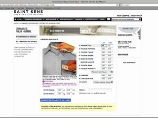 Commander sa chemise sur Mesure sur Saint Sens