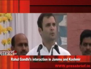 Rahul Gandhi’s interaction in Jammu and Kashmir