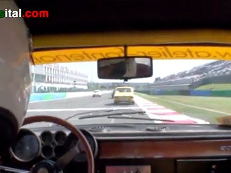 Classic Days 2011 : tour embarqué à bord de l'Alfa Romeo Coupé Bertone de 1972 de Philippe Hervé