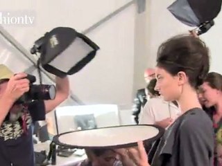 Diane Von Furstenberg Hair & Makeup - Spring 2012 NYFW