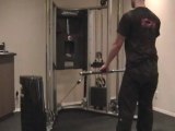 Cable Barbell Romanian Deadlift