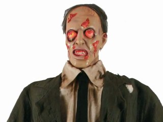 Life Size Animated Zombie Halloween Prop