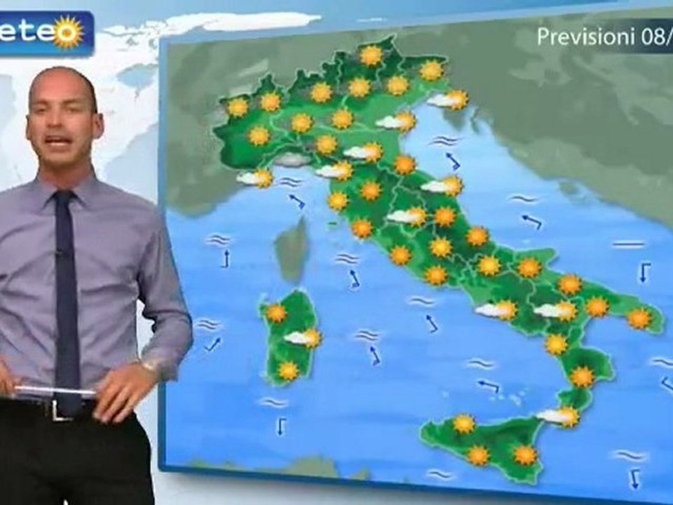 Meteo Italia 8/07/2011 - Previsioni by ilMeteo.it