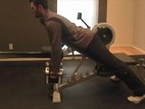 Dumbbell Incline Bench Rows Neutral Grip