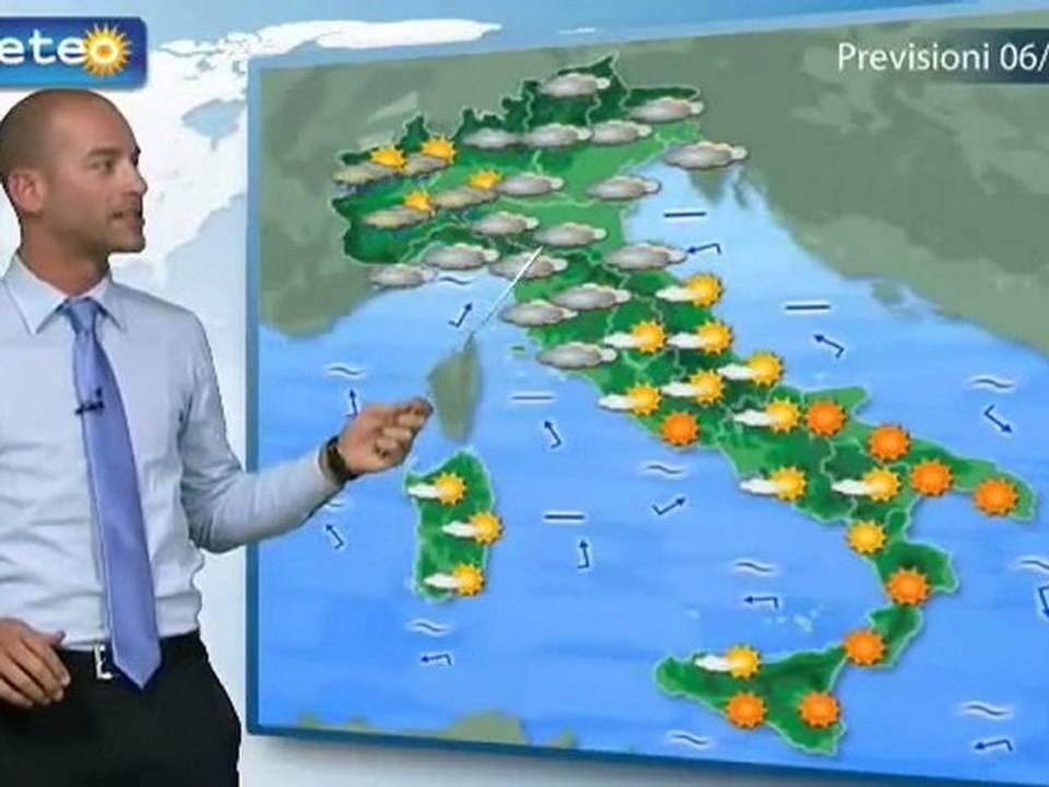 Meteo Italia 6/08/2011 - Previsioni by ilMeteo.it