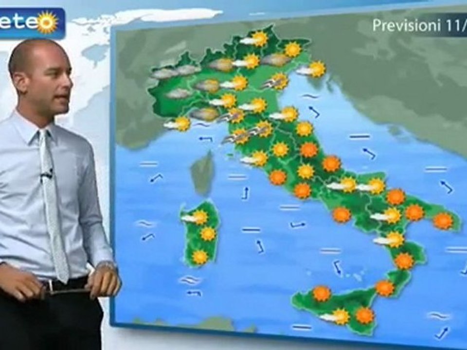 Meteo Italia 11/09/2011 - Previsioni by ilMeteo.it