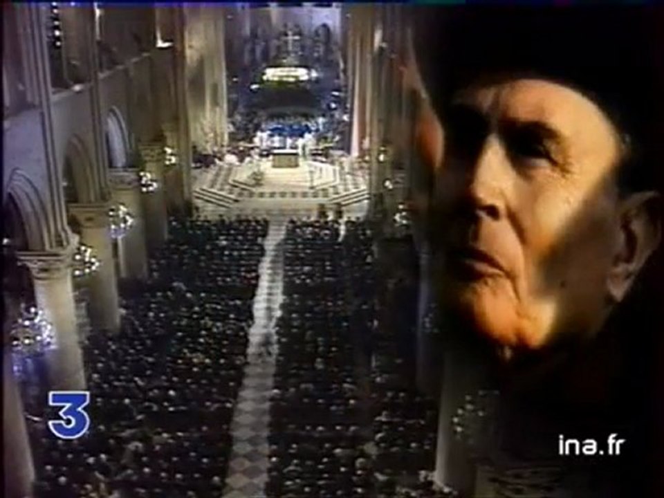 François Mitterrand - Obsèques à Notre Dame de Paris en 1996