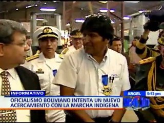 Oficialismo boliviano intenta un nuevo acercamiento con la marcha indígena