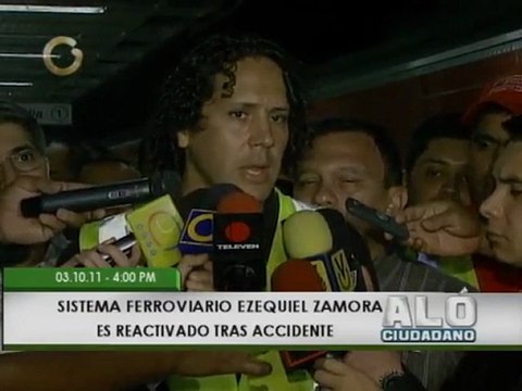 Reactivan ferrocarril de Valles del Tuy