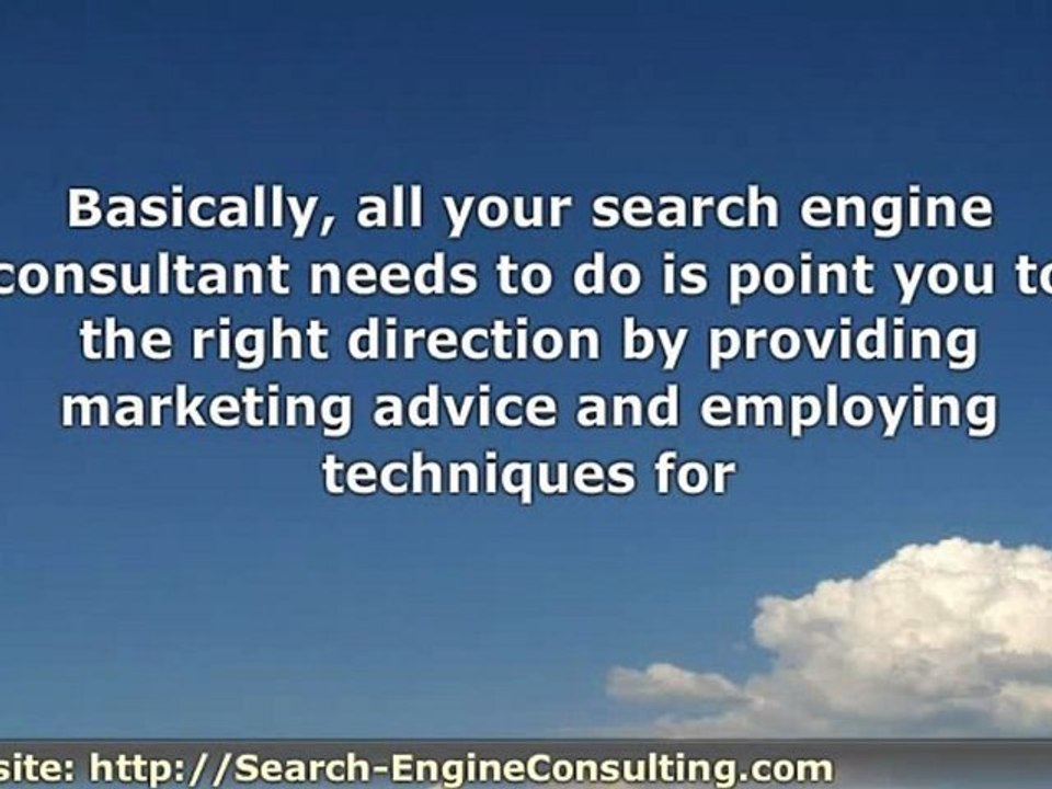Internet Marketing and Search Engine Consulting - The Benefi