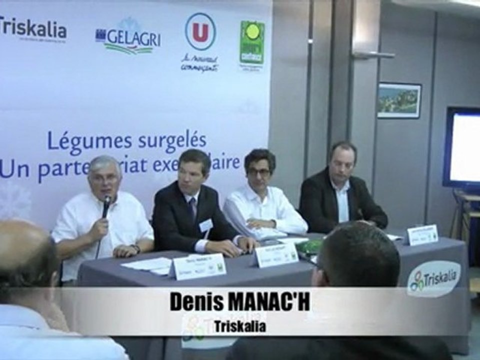 Signature du partenariat Agri Confiance - Gelagri/Triskalia - Système U