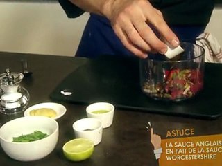 Recette de Tartare de Boeuf Minute