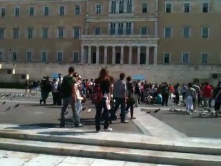 Μαθητική διαμαρτυρία στο Σύνταγμα