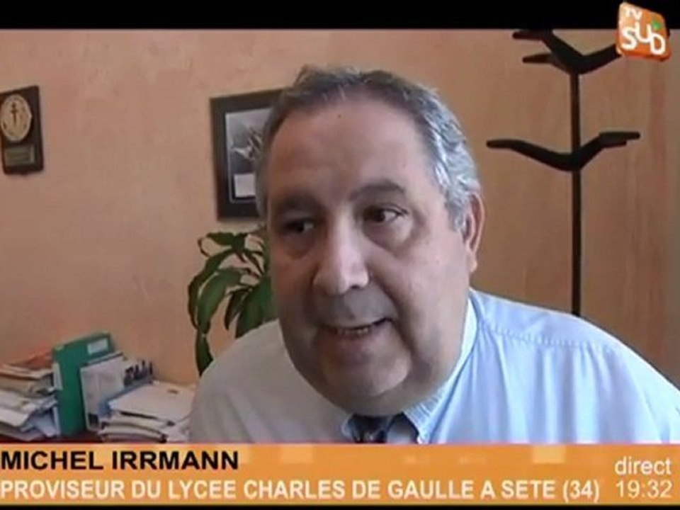 Une élève frappe un prof au Lycée Charles de Gaulle à Sète!