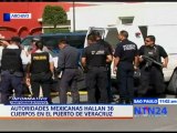 Autoridades mexicanas hallan 36 cuerpos en el puerto de Veracruz