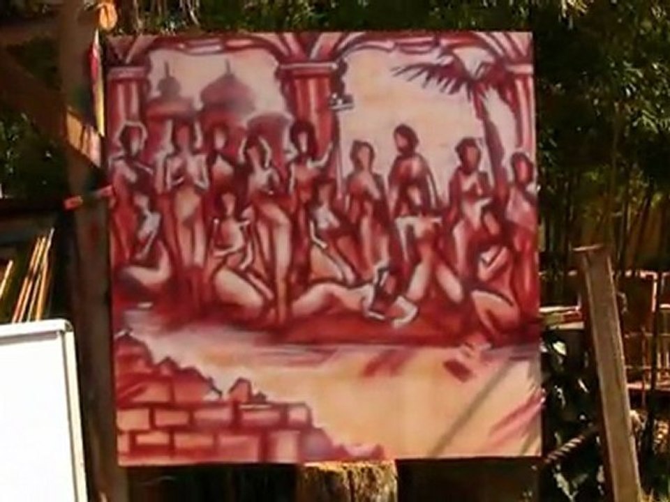 Shapes of Love - Spray Painted Aerosol Art by Caleb Aero