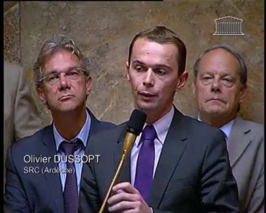 Olivier Dussopt - Question au gouvernement du 4 octobre 2011