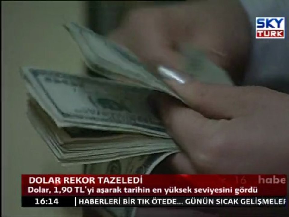 Dolar Rekor Tazeledi