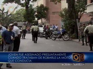 Joven asesinado en Las Acacias